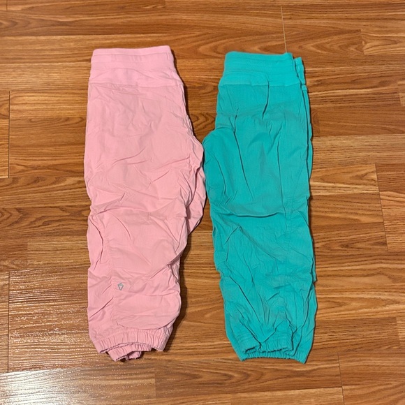 Ivivva Other - Kids Pink and Green Shorty Longs